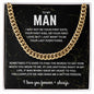To My Man Cuban Link Chain – A Bold Expression of Love - To My Man Necklace