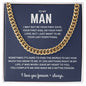To My Man Cuban Link Chain – A Gift That Speaks the Heart