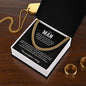 To My Man Cuban Link Chain – A Bold Expression of Love - To My Man Necklace