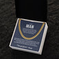 To My Man Cuban Link Chain – A Gift That Speaks the Heart