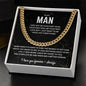 To My Man Cuban Link Chain – A Bold Expression of Love - To My Man Necklace