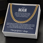 To My Man Cuban Link Chain – A Gift That Speaks the Heart