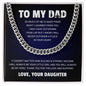 To My Amazing Dad | A Heartfelt Necklace from Your Loving Daughter