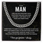 To My Man Cuban Link Chain – A Bold Expression of Love - To My Man Necklace