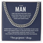 To My Man Cuban Link Chain – A Gift That Speaks the Heart