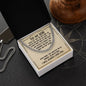"To My Son" Cuba Link Chain Necklace - A Powerful Reminder of Love and Support