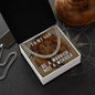 To My Son - Be a Warrior, Not a Worrier - Cuban Link Chain Necklace