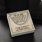"To My Son" Cuba Link Chain Necklace - A Powerful Reminder of Love and Support