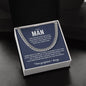 To My Man Cuban Link Chain – A Gift That Speaks the Heart