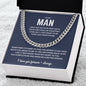 To My Man Cuban Link Chain – A Gift That Speaks the Heart