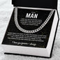 To My Man Cuban Link Chain – A Bold Expression of Love - To My Man Necklace
