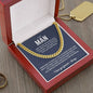 To My Man Cuban Link Chain – A Gift That Speaks the Heart