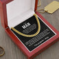 To My Man Cuban Link Chain – A Bold Expression of Love - To My Man Necklace