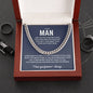 To My Man Cuban Link Chain – A Gift That Speaks the Heart