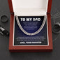 To My Amazing Dad | A Heartfelt Necklace from Your Loving Daughter