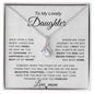 I Promise to love you Forever Alluring Beauty Necklace | Personalized Gift from Mom to Daughter
