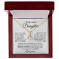 I Promise to love you Forever Alluring Beauty Necklace | Personalized Gift from Mom to Daughter