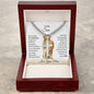 Son, I will Always Have Your Back , From Mom | Cuban Chain With Artisan Cross Necklace