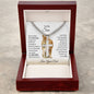 Son, I will Always Have Your Back , From Dad | Cuban Chain With Artisan Cross Necklace