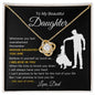 A Special Gift from Dad: Love Knot Necklace for My Daughter