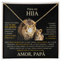 A Mi Hija - Te Quiero Para Siempre - Love Knot Collar