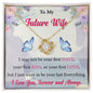 To My Future Wife Love Knot Necklace – Anniversary, Engagement, or Wedding Gift