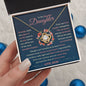 To My Beautiful Daughter - Forever Knot Necklace - Love, Mom