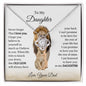 I will Always Love Your Back Love Knot Necklace | Gift From Dad To Daughter