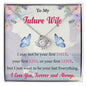To My Future Wife Love Knot Necklace – Anniversary, Engagement, or Wedding Gift