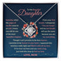 To My Beautiful Daughter - Forever Knot Necklace - Love, Mom