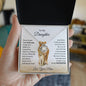 I will Always Love Your Back Love Knot Necklace | Gift From Mom To Daughter