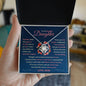 To My Beautiful Daughter - Forever Knot Necklace - Love, Mom