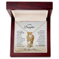 I will Always Love Your Back Love Knot Necklace | Gift From Mom To Daughter