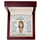 I will Always Love Your Back Love Knot Necklace | Gift From Dad To Daughter