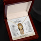 I will Always Love Your Back Love Knot Necklace | Gift From Dad To Daughter