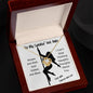 "To My Smokin' Hot Babe" Love Knot Necklace – The Perfect Gift for Girlfriend | Wife
