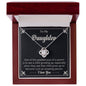 To My Daughter Necklace – A Gift of Love from Mom and Dad