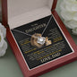 To My Daughter - Love You Forever - Love Knot Necklace