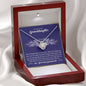 To My Granddaughter | From Your Loving Grandparents, A Heartfelt Love Knot Necklace