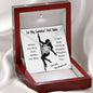 "To My Smokin' Hot Babe" Love Knot Necklace – The Perfect Gift for Girlfriend | Wife