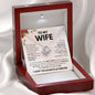 "Love Knot Necklace - To My Wife" - A Symbol of Unbreakable Love