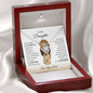 I will Always Love Your Back Love Knot Necklace | Gift From Dad To Daughter