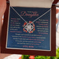 To My Beautiful Daughter - Forever Knot Necklace - Love, Mom