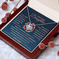 To My Beautiful Daughter - Forever Knot Necklace - Love, Mom