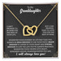To My Granddaughter | Always Love You | Inspirational Necklace Gift for Granddaughter