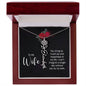 To My Wife Personalized Birth Name Necklace