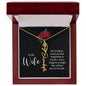 To My Wife Personalized Birth Name Necklace