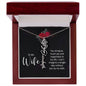 To My Wife Personalized Birth Name Necklace