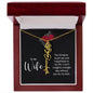 To My Wife Personalized Birth Name Necklace
