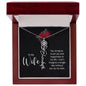 To My Wife Personalized Birth Name Necklace